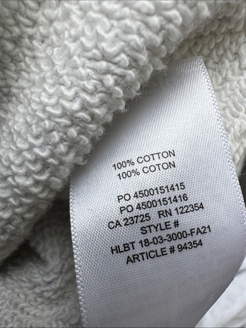 Aritzia Men's “Superworld” Crewneck Sweatshirt - Picture 7 of 7